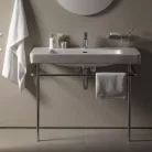 Laufen Pro S ráépíthető mosdó csaplyukkal 100,5 cm fehér H8139660001041