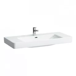Laufen Pro S mosdó csaplyukkal 105x46,5 fehér alul csiszolt H8169660001041 rajz