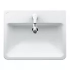 Laufen Pro S ráépíthető mosdó csaplyukkal 56x44 fehér H8189630001041 rajz