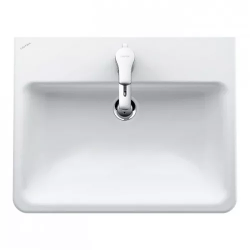 Laufen Pro S ráépíthető mosdó csaplyukkal 56x44 fehér H8189630001041 rajz
