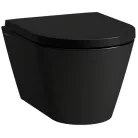 Laufen Kartell Vario Compact fali WC fényes fekete H8203330200001 rajza