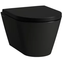 Laufen Kartell Vario Compact fali WC fényes fekete H8203330200001 rajza