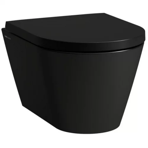Laufen Kartell Vario Compact fali WC fényes fekete H8203330200001 rajza