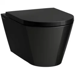 Laufen Kartell Vario fali WC fényes fekete H8203370200001 rajza