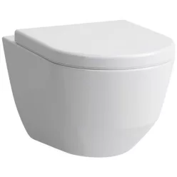 Laufen Pro fali WC csésze lapos öblítésű perem nélküli H8209590000001 rajza