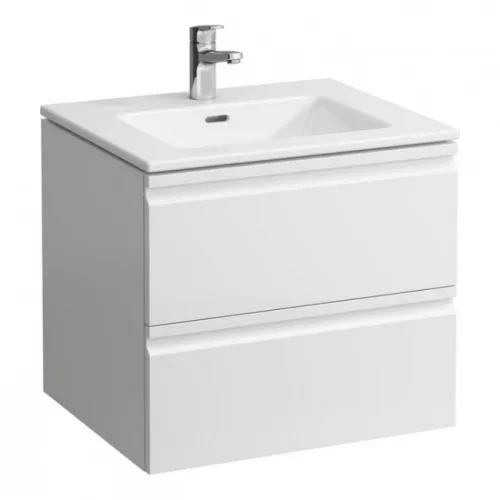 Laufen Pro S bútor mosdóval 2 fiókkal komplett 60x50 matt fehér H8619614631041 rajz