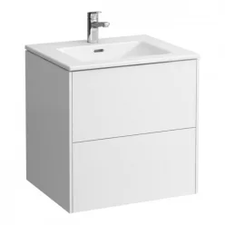 Laufen Pro S bútor mosdóval komplett 2 fiók 60x50 fényes fehér H8649602611041 rajz