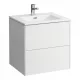 Laufen Pro S bútor mosdóval komplett 2 fiók 60x50 fényes fehér H8649602611041 rajz