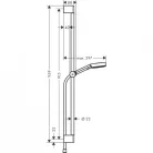 Hansgrohe Pulsify Select S Relax zuhanyszett 90 cm rúddal fehér HG-24170700