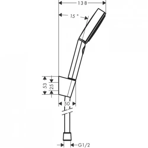 Hansgrohe Pulsify S Relax zuhanyszett 160 cm gégecső króm HG-24303000