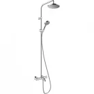 Hansgrohe Vernis Blend 200 kádtöltős zuhanyrendszer komplett HG-26274000 rajza