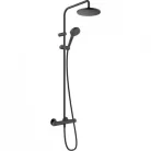 Hansgrohe Vernis Blend 200 1 jet zuhanyrendszer komplett fekete HG-26276670