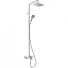 Hansgrohe Vernis Shape 230 kádtöltős zuhanyrendszer komplett HG-26284000 rajza