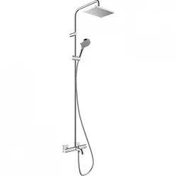 Hansgrohe Vernis Shape 230 kádtöltős zuhanyrendszer komplett HG-26284000 rajza