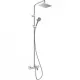 Hansgrohe Vernis Shape 230 kádtöltős zuhanyrendszer komplett HG-26284000 rajza