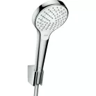 Hansgroha Croma Select S zuhanyszett 1,25 m gégecső fehér króm 26421400 rajza