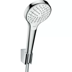 Hansgroha Croma Select S zuhanyszett 1,25 m gégecső fehér króm 26421400 rajza