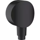 Hansgrohe FixFit S gégecső csatlakozó visszafolyásgátlóval matt fekete HG-26453670 rajza