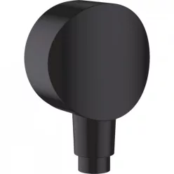 Hansgrohe FixFit S gégecső csatlakozó visszafolyásgátlóval matt fekete HG-26453670 rajza