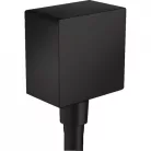 Hansgrohe FixFit Square gégecső csatlakozás fekete HG-26455670 rajza