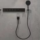 Hansgrohe FixFit Square gégecső csatlakozás fekete HG-26455670