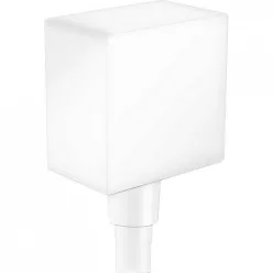 Hansgrohe FixFit Square gégecső csatlakozás matt fehér HG-26455700 rajza