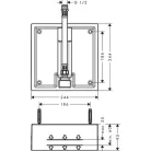 Hansgrohe Raindance Air 1jet fejzuhanyhoz alaptest HG-26471180