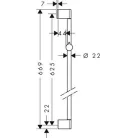 Hansgrohe Croma Unica zuhanytartó 65 cm 26505000