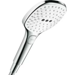 Hansgrohe Raindance Select E kézizuhany 120 3jet króm fehér HG-26520400 rajza