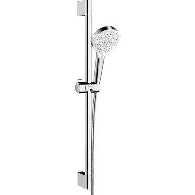 Hansgrohe Crometta Vario Eco zuhanyszett 65 cm rúd króm fehér 26534400 rajza