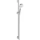 Hansgrohe Crometta 1jet zuhanyszett 90 cm rúd króm fehér 26537400 rajza