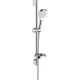 Hansgrohe Crometta Vario szappantartós zuhanyszett 65 cm rúd króm fehér 26553400 rajza