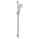 Hansgrohe Croma Select S zuhanyszett zuhanyrúddal 90 cm króm fehér 26572400 rajza