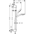 Hansgrohe Croma Select gomb