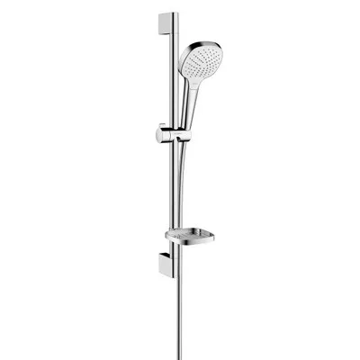 Hansgrohe Croma Select E zuhanyszett Vario 65 cm króm fehér 26586400 rajza
