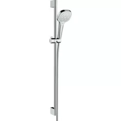 Hansgrohe Croma Select E Multi EcoSmart zuhanyszett zuhanyrúddal 90 cm fehér króm 26591400 rajza