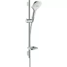 Hansgrohe Raindance Select E zuhanyszett 65 cm zuhanyrúddal fehér króm HG-26620400 rajza