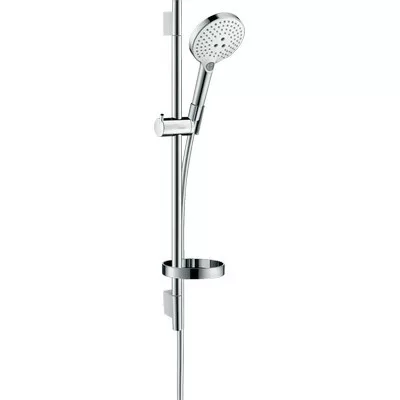 Hansgrohe Raindance Select S zuhanyszett 65 cm zuhanyrúddal fehér króm HG-26630400 rajza