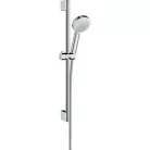 Hansgrohe Crometta 100 Vario zuhanyszett  65 cm rúd  króm fehér 26651400 rajza