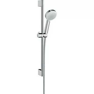 Hansgrohe Crometta 100 Vario zuhanyszett  65 cm rúd  króm fehér 26651400 rajza