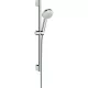 Hansgrohe Crometta 100 Vario zuhanyszett  65 cm rúd  króm fehér 26651400 rajza