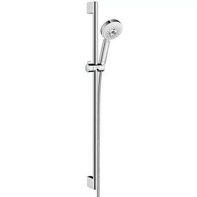 Hansgrohe Crometta 100 Multi zuhanyszett 90 cm rúd króm fehér 26656400 rajza