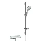 Hansgrohe Raindance zuhanyszett termosztáttal 90 cm zuhanyrúddal HG-27037400 rajza