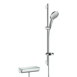 Hansgrohe Raindance zuhanyszett termosztáttal 90 cm zuhanyrúddal HG-27037400 rajza