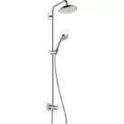 Hansgrohe Croma Showerpipe 220 1jet Reno zuhanyszett 27224000 rajza