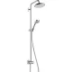 Hansgrohe Croma Showerpipe 220 1jet Reno zuhanyszett 27224000 rajza