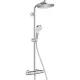 Hansgrohe Crometta S Showerpipe 240 1jet termosztátos zuhanyrendszer króm 27267000 rajza