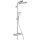 Hansgrohe Crometta S Showerpipe 240 1jet Eco termosztátos zuhanyrendszer króm 27268000 rajza