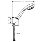 Hansgrohe Crometta 85 Vario 160 cm zuhanyszett króm 27559000