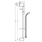 Hansgrohe Crometta Unica zuhanyrúd 65 cm 27615000